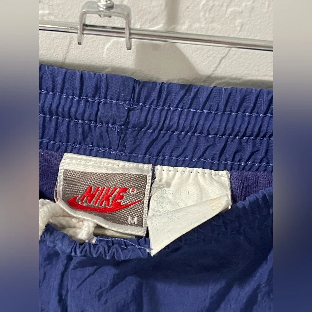 Vintage Nike Gray Tag Royal Blue Windbreaker Pants Medium‎